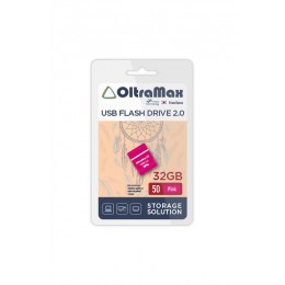 Флеш-накопитель 32Gb OltraMax Drive 50 Mini, USB 2.0, пластик, розовый