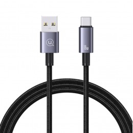 Кабель USB - Type-C Usams US-SJ663 Sufeng Series, 1.2м, 3,0А, цвет: серый, тёмный