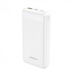 Аккумулятор внешний Borofone BJ19A, 20000mAh, QC3.0, PD, цвет: белый