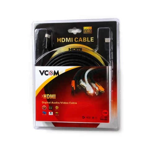 Кабель HDMI(m) - HDMI(m) VCOM VHD6020D, 15.0м, цвет: чёрный