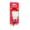 Блок питания сетевой 1 USB Borofone BAS11A, Erudite, 5V/2.1A, 18Вт, цвет: белый