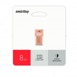 Флеш-накопитель 8Gb SmartBuy MC5  Kitty, металл, розовый