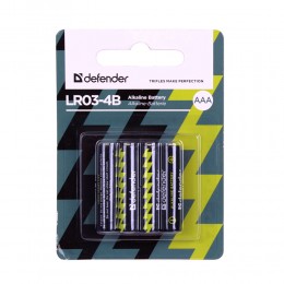 Батарейка AA Defender LR06-4BL Alkaline, 1.5B, (арт.56012)
