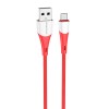 Кабель USB - микро USB Borofone BX60 Superior, 1.0м, 2.4A, цвет: красный