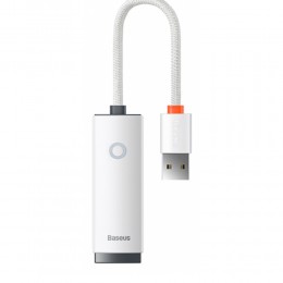 Переходник HDMI(m) - SVGA(f) Baseus BS-OH010 Lite Series, HDMI, 1 USB выход, цвет: белый

