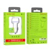 Блок питания автомобильный Borofone BZ14A 20Вт, 1 USB, 1 Type-C, чёрный
