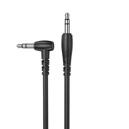 Кабель AUX, Jack 3,5mm(m) - Jack 3,5mm(m) Borofone BL10, 2.0м, цвет: чёрный