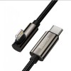 Кабель Type-C - 8 pin Baseus CATLCS-A01 Legend series, 2.0м, круглый, нейлон, PD20W, цвет: чёрный