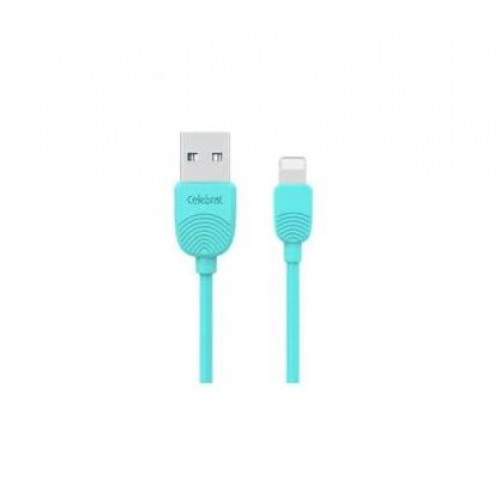 Кабель USB - 8 pin Celebrat SKY-2i, 1.0м, 2.4A, цвет: синий