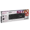 Клавиатура проводная Defender Astra HB-588, черная, 1.8 м
