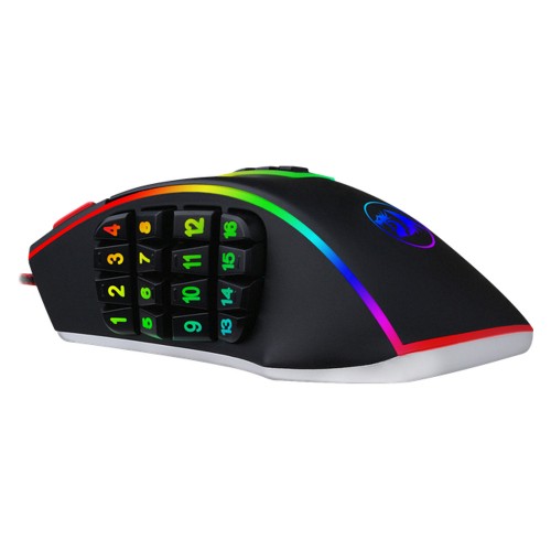 Мышь проводная Defender Legend Chroma, оптическая, чёрная
