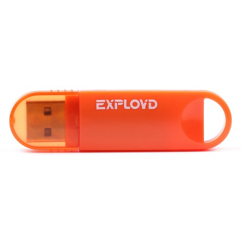 Флеш-накопитель 8Gb Exployd 570, USB 2.0, пластик, оранжевый