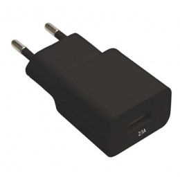 Блок питания сетевой 1 USB FaisON FS-Z-442, Classic, 2100mA, цвет: чёрный