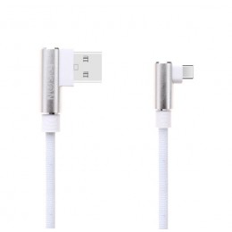 Кабель USB - Type-C FaisON FX23, 1.0м, 2.1A, цвет: белый