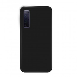 Чехол силиконовый без бренда для HUAWEI Nova 7 Pro, Silicon Case Full, тонкий, непрозрачный, матовый, цвет: чёрный