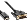 Кабель HDMI(m) - DVI-D(m) TV-COM LCG135E, 2.0м, 1080p, 60Гц, цвет: чёрный