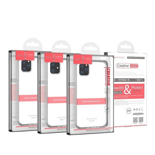 Чехол силиконовый HOCO для iPhone 15, черный, Light series
