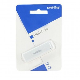 Флеш-накопитель 16Gb SmartBuy LM05, USB 3.0, пластик, белый