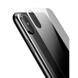 Стекло защитное Baseus для APPLE iPhone XS MAX, Silk-Screen ARC, 0.3 мм, глянцевое, на заднюю крышку