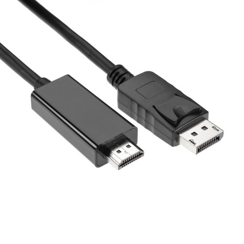 Кабель DisplayPort(m) - HDMI(m) TELECOM TA495, 1.8м, 4k, 60Гц, цвет: чёрный