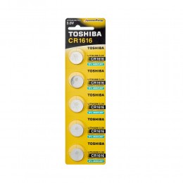 Батарейка Toshiba CR1616-5BL Lithium, 3,0 B, (5/100)