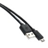 Кабель USB 2.0(m) - микро USB(m) VCOM VUS6945, 1.0м, 4k, 30Гц, цвет: чёрный