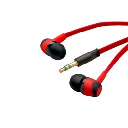 Наушники внутриканальные Connect 6609, Color, 1.2 м, цвет: красный
