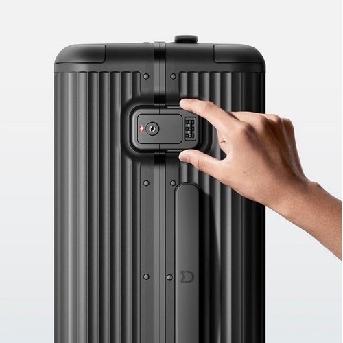 Чемодан XIAOMI Metal Luggage 24", 65 л, чёрный цвет
