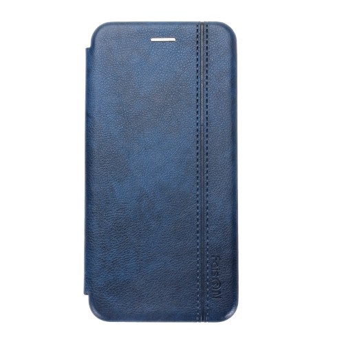 Чехол-книжка FaisON для XIAOMI Redmi Note 8T, синий, PREMIUM Line
