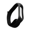 Ремешок для фитнес-браслета Mi Band 3/4, Nylon, Чёрный
