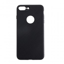 Чехол силиконовый без бренда для APPLE iPhone 7/8 Plus, Pixel, цвет: чёрный

