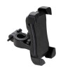 Держатель велосипедный CH-01 для смартфона, черный, двойной зажим
