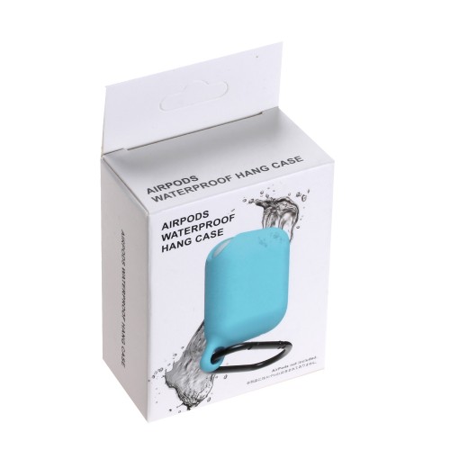 Чехол водонепроницаемый для Apple AirPods, голубой
