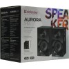 Колонка акустическая Defender, S10, Aurora, 2.0, цвет: чёрный