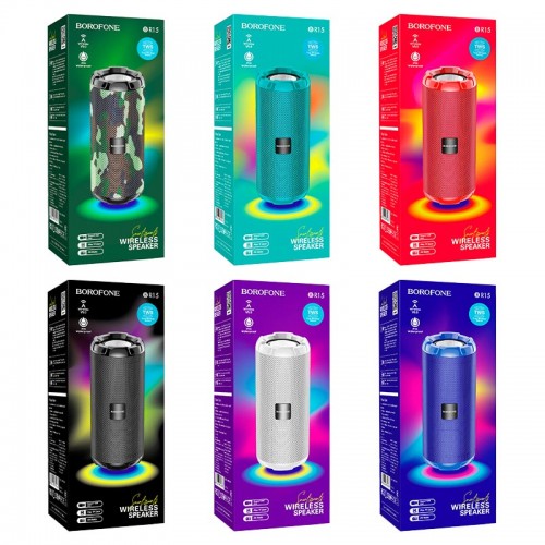 Портативная колонка Borofone BR15, Bluetooth, чёрная
