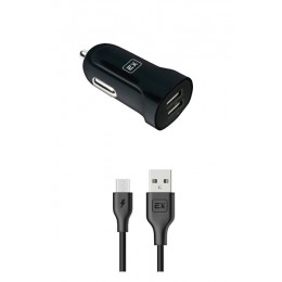 Блок питания автомобильный 2 USB Exployd EX-Z-582, Classic, 3400mA, цвет: чёрный