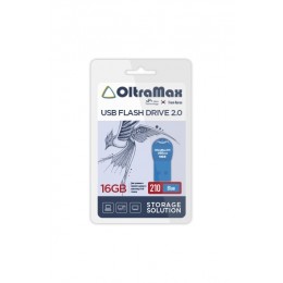 Флеш-накопитель 16Gb OltraMax 210, USB 2.0, пластик, синий