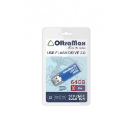 Флеш-накопитель 64Gb OltraMax Drive 30, USB 2.0, пластик, синий