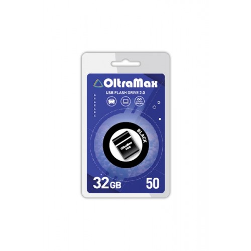 Флеш-накопитель 32Gb OltraMax Drive 50 Mini, USB 2.0, пластик, чёрный