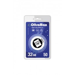 Флеш-накопитель 32Gb OltraMax Drive 50 Mini, USB 2.0, пластик, белый