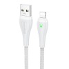 Кабель USB - 8 pin Borofone BX100 Advantage, 1.0м, 2.4A, цвет: серый