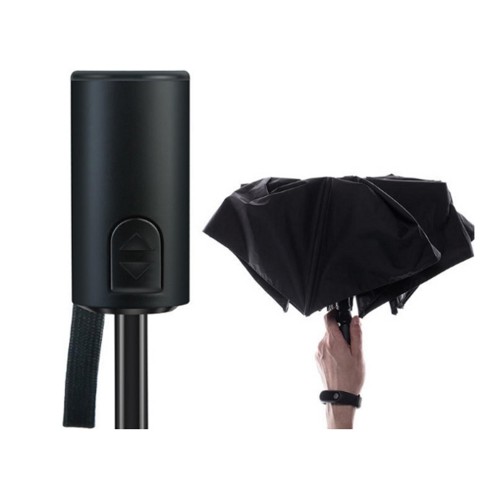 Зонт XIAOMI, Empty Valley Automatic Umbrella, WD1, 103x60 см, автоматический, складной, чёрный