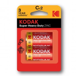 Батарейка C Kodak R14-2BL Heavy Duty, (2/20/200), (арт.Б0005136)