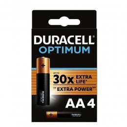 Аккумулятор AA Duracell, LR6-4BL, Optimum, 1.5B, (48/384)