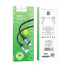 Кабель 8 pin - USB HOCO X102 Fresh, 1.0м, 2.4A, цвет: чёрный