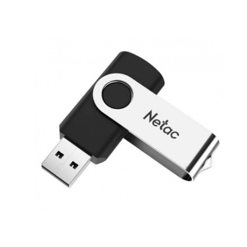 Флеш-накопитель 16Gb Netac U505, USB 3.0, пластик, серебряный, чёрная вставка