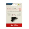 Флеш-накопитель 64Gb SanDisk Ultra Dual Drive, USB 3.1, пластик, Type-C, чёрный