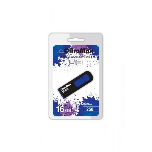 Флеш-накопитель 16Gb OltraMax 250, USB 2.0, пластик, синий