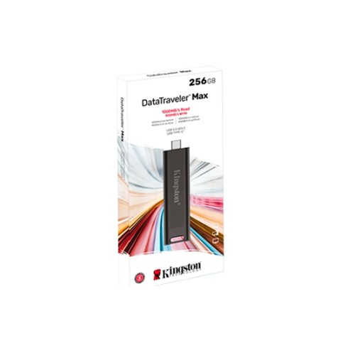 Флеш-накопитель 256Gb Kingston DataTraveler Max, USB 3.2 gen, OTG, Type-C, чёрный