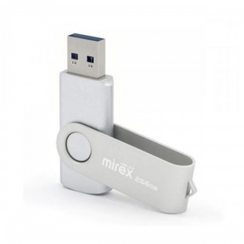 Флеш-накопитель 256Gb Mirex SWIVEL, USB 3.0, пластик, серый